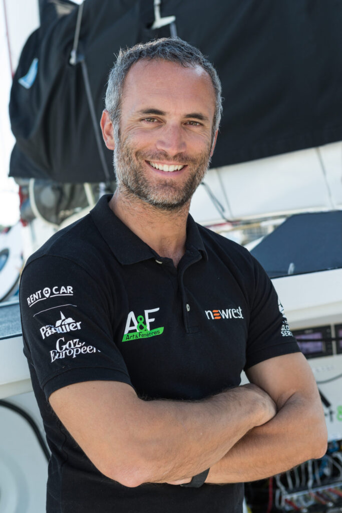 Fabrice Amedeo Skipper du Vendée Globe 2020 engagé microplastiques