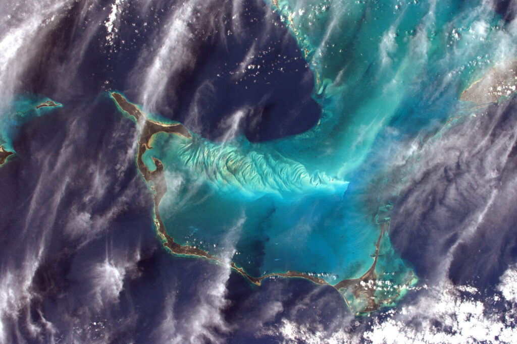 La terre par Thomas Pesquet Bahamas